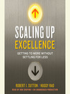 Imagen de portada para Scaling Up Excellence